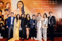 Bằng Kiều đến mừng Trizzie Phương Trinh, Mai Thu Huyền ra mắt phim 