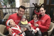 Khoảnh khắc hạnh phúc của “ông chồng quốc dân” Tuấn Hưng bên vợ con