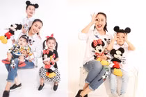 Ốc Thanh Vân nhí nhảnh khoe ba con trong bộ ảnh mới