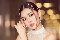 Vẻ gợi cảm của á hậu dính nghi vấn đính hôn với bạn trai thiếu gia