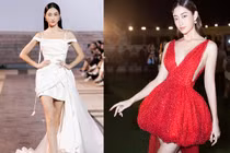 Lương Thùy Linh mặc táo bạo khoe chân dài “trứ danh” 1m22
