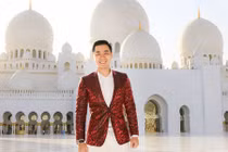 Loạt ảnh MC Nguyên Khang du lịch Dubai dịp đầu năm mới