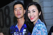 Tăng Thanh Hà đội mưa đến chúc mừng phim của Mr Đàm