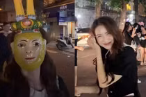 Hòa Minzy "cải trang" đi chơi Trung Thu khiến fan "sốc xỉu"