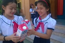 TH true MILK tặng 400.000 ly sữa cho học sinh Nghệ An
