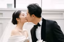 Ảnh cưới MC Thùy Linh và chồng diễn viên kém 5 tuổi