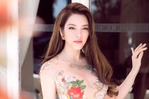 Diện váy xuyên thấu, Lý Nhã Kỳ đẹp không góc chết ở Pháp