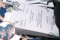 Nghi vấn lộ thiệp cưới của Phan Mạnh Quỳnh và bạn gái