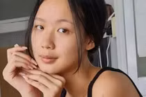 Á hậu Bảo Ngọc lộ mặt mộc nhiều khuyết điểm