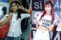 Loạt ảnh quá trình “dậy thì thành công” của sao Việt