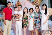 Con gái Bình Minh 10 tuổi cao ngang ngửa vợ diễn viên Chi Bảo