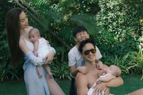 Ảnh đời thường đẹp như bìa tạp chí của gia đình Hồ Ngọc Hà