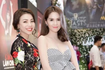 Trà Ngọc Hằng diện xuyên thấu đọ sắc cùng Ngọc Trinh