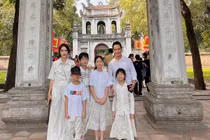 Gia đình Lý Hải du lịch Hà Nội, trải nghiệm “chảo lửa” mùa hè