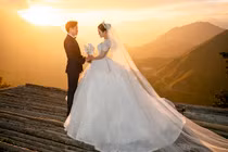 Ảnh cưới đẹp ngọt ngào của Quán quân Sao mai Lương Hải Yến