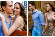 Hồ Ngọc Hà nắm tay Kim Lý thả dáng sành điệu ở New York