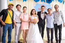 Dàn sao Việt về Long An dự đám cưới Hoàng Anh