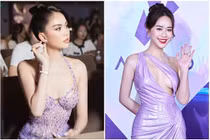 Ngọc Trinh mặc xuyên thấu, Ngô Mai Phương diện váy cắt xẻ bạo