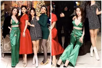 Noel bên Việt Anh, Quỳnh Nga diện chiếc quần nhăn nhúm khó tin