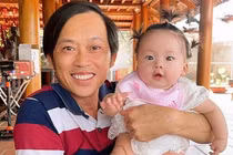 Thích thú ảnh Hoài Linh bế con gái của ca sĩ Pha Lê