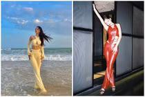 Chi Pu mặc trang phục cắt xẻ hiểm hóc khoe vóc dáng gợi cảm