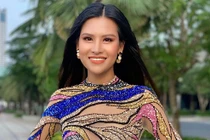 Thái Thị Hoa đạt giải Ba "Trang phục dạ hội" Hoa hậu Trái Đất 2020