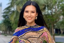 Thái Thị Hoa đạt giải Ba "Trang phục dạ hội" Hoa hậu Trái Đất 2020