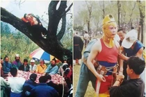 Ảnh hiếm Tây Du Ký 1986: Tôn Ngộ Không bay nhờ ... cần cẩu