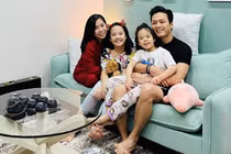 Khoảnh khắc hạnh phúc của Hồng Đăng bên vợ và 2 con gái