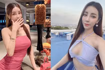 Hot girl mê mốt xuyên thấu, xẻ ngực sâu khoe dáng bỏng mắt