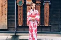 Hot girl Chi Pu đẹp lạ với trang phục Kimono