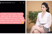 Hoa hậu Kỳ Duyên lên tiếng khi bị tố vô trách nhiệm 