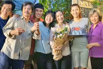 Thúy Ngân tiết lộ ảnh hậu trường "Gạo nếp gạo tẻ" phần 2