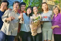 Thúy Ngân tiết lộ ảnh hậu trường "Gạo nếp gạo tẻ" phần 2