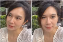 Vợ Lý Hải lộ làn da sần sùi, lão hóa khi livestream