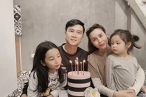Hồ Hoài Anh hạnh phúc đón sinh nhật bên Lưu Hương Giang và 2 con