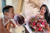 Phạm Hương khoe một góc diện mạo nhóc tỳ thứ 2 mới sinh