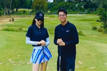 Hương Giang đánh golf cùng Matt Liu, ra mắt hội bạn thân đại gia