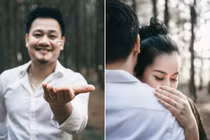 Nhạc sĩ Nguyễn Đức Cường cầu hôn Vũ Hạnh Nguyên bằng nhẫn kim cương