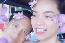 Kim Lý tựa đầu vào vai Hồ Ngọc Hà, ngày càng lộ tướng phu thê