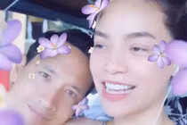 Kim Lý tựa đầu vào vai Hồ Ngọc Hà, ngày càng lộ tướng phu thê