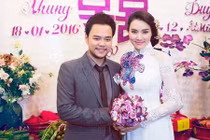 Diễn viên Trang Nhung hạnh phúc trong lễ cưới 
