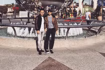 Ảnh hiếm con trai ruột Hoài Linh đi du lịch cùng cha