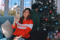 Midu công khai có bạn trai trong dịp Noel 2017