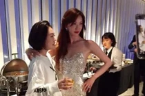 Lâm Chí Linh diện váy ngắn "quẩy" thâu đêm sau đám cưới 