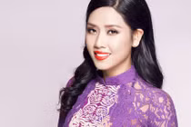 Nguyễn Thị Loan ghi điểm bằng vẽ tranh cát tại Miss World