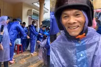 Bất chấp mưa gió, Thủy Tiên phát tiền cho gần 1000 dân Quảng Bình