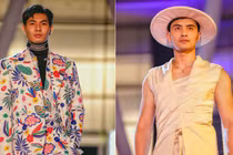 Thí sinh Mister Vietnam trình diễn tại Tuần lễ Thời trang Quốc tế ASEAN