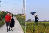 Chí Trung và bạn gái kém 17 tuổi an yên khi ở quê