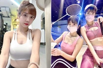 Hot girl xinh đẹp diện đồ tập đơn giản cuốn hút vạn người mê